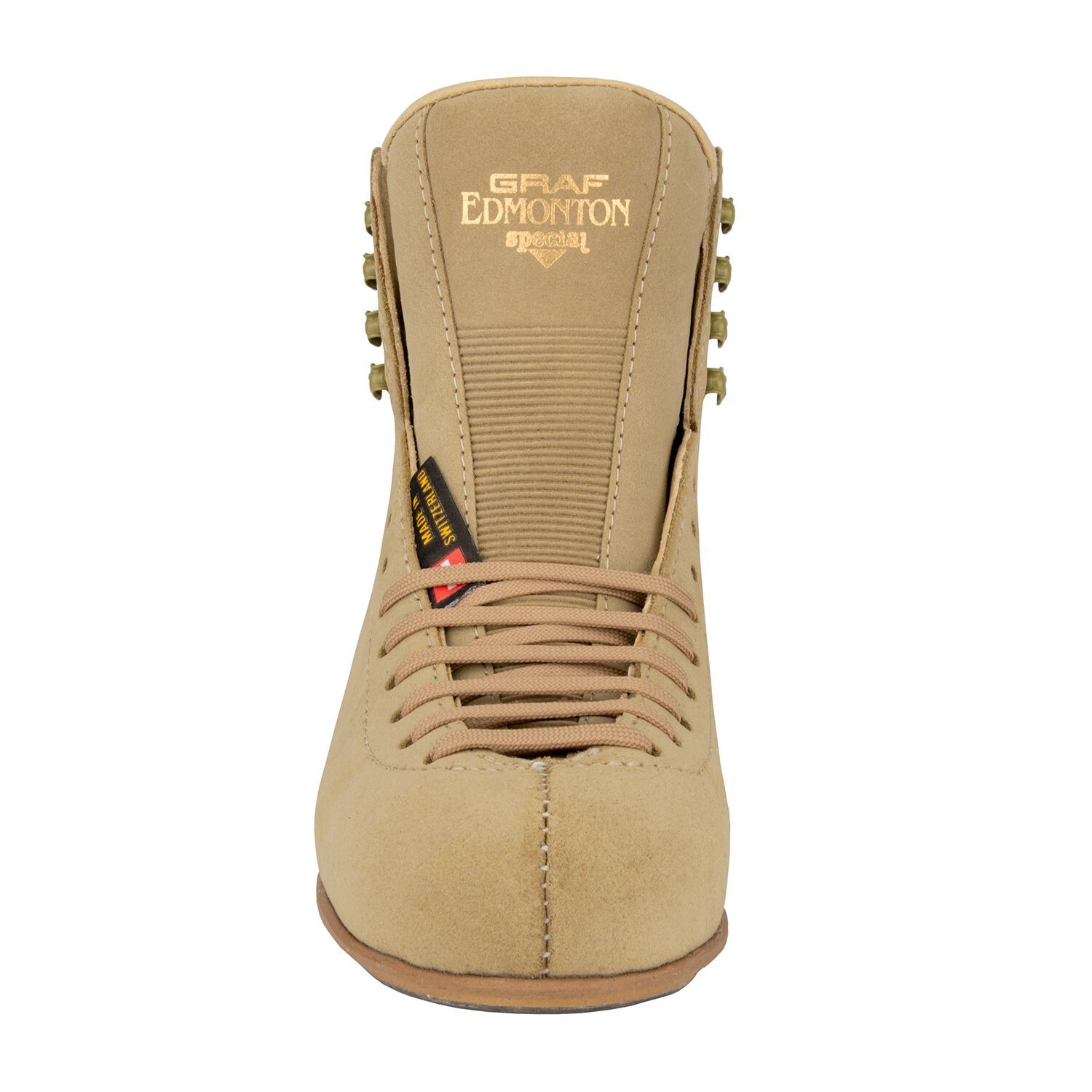 Edmonton Special Eiskunstlauf-Schlittschuh Beige Nur Schuhe