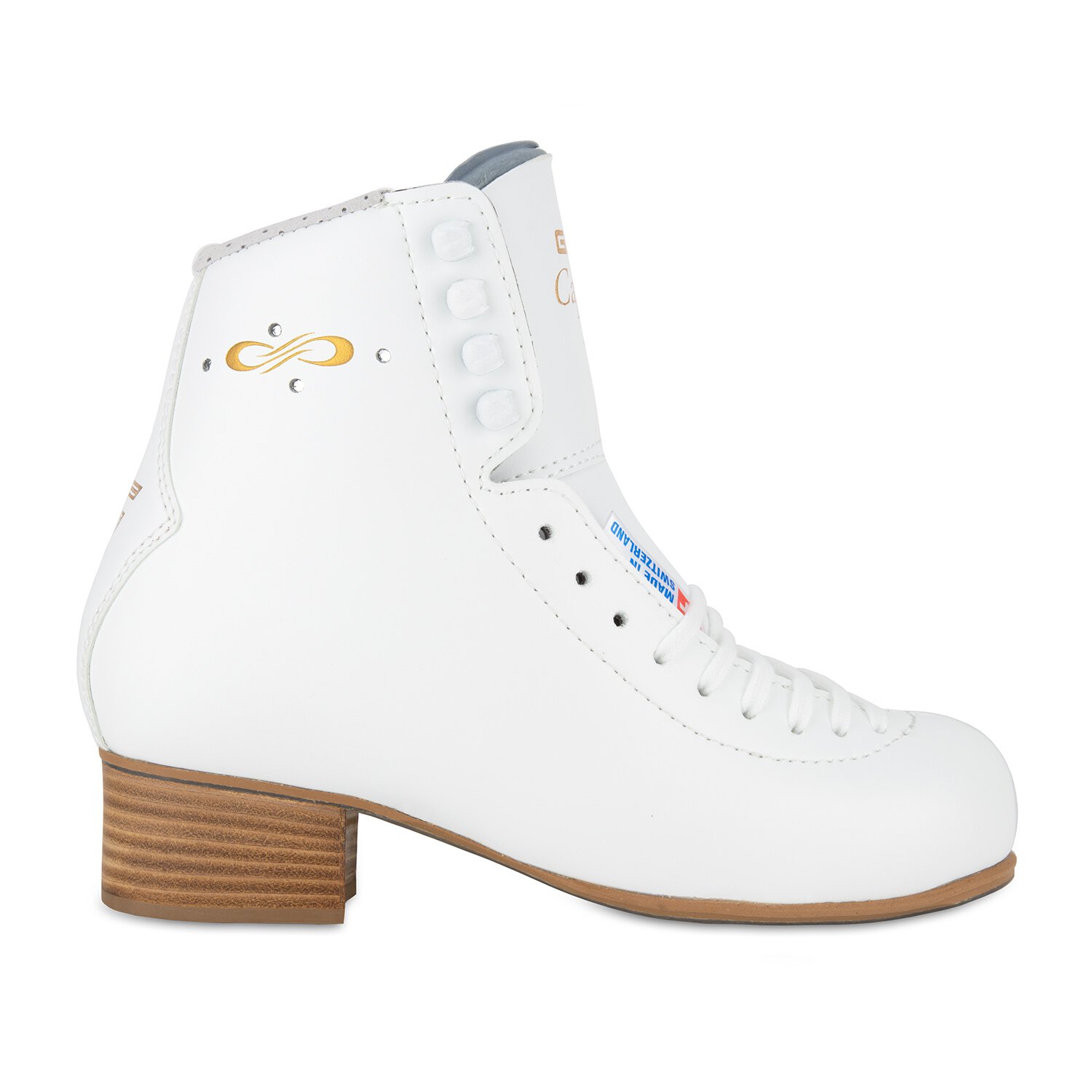 Caprice Crystal Schlittschuh Weiss Nur Schuhe