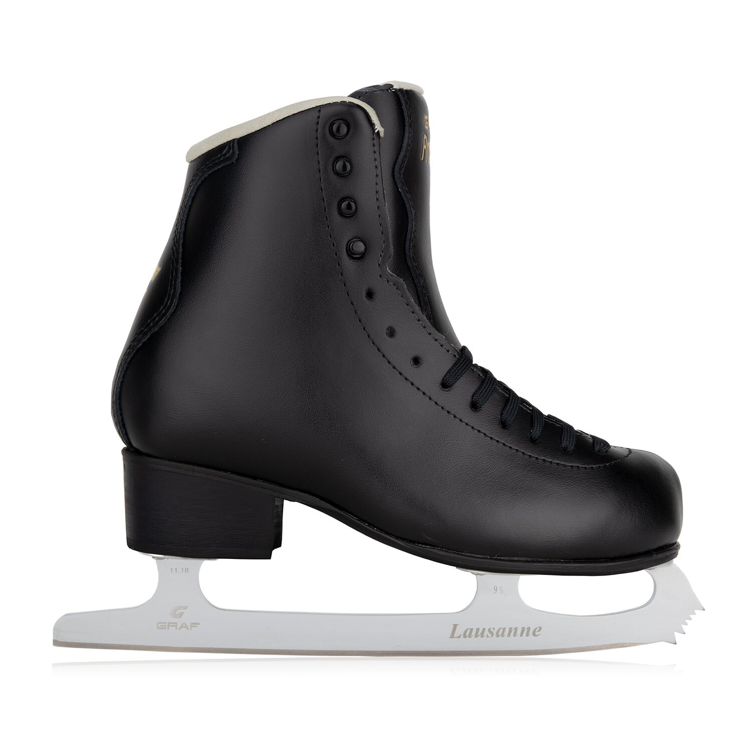 Prestige Schlittschuh Schwarz Lausanne Kufen
