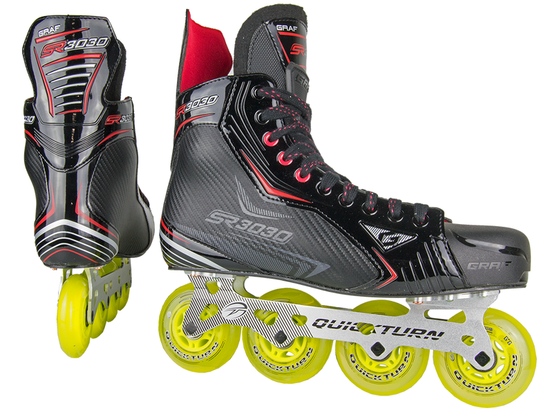 GRAF SR3030 Inline-Rollschuh QT40 Chassis Oversize Inlinehockey-Skate