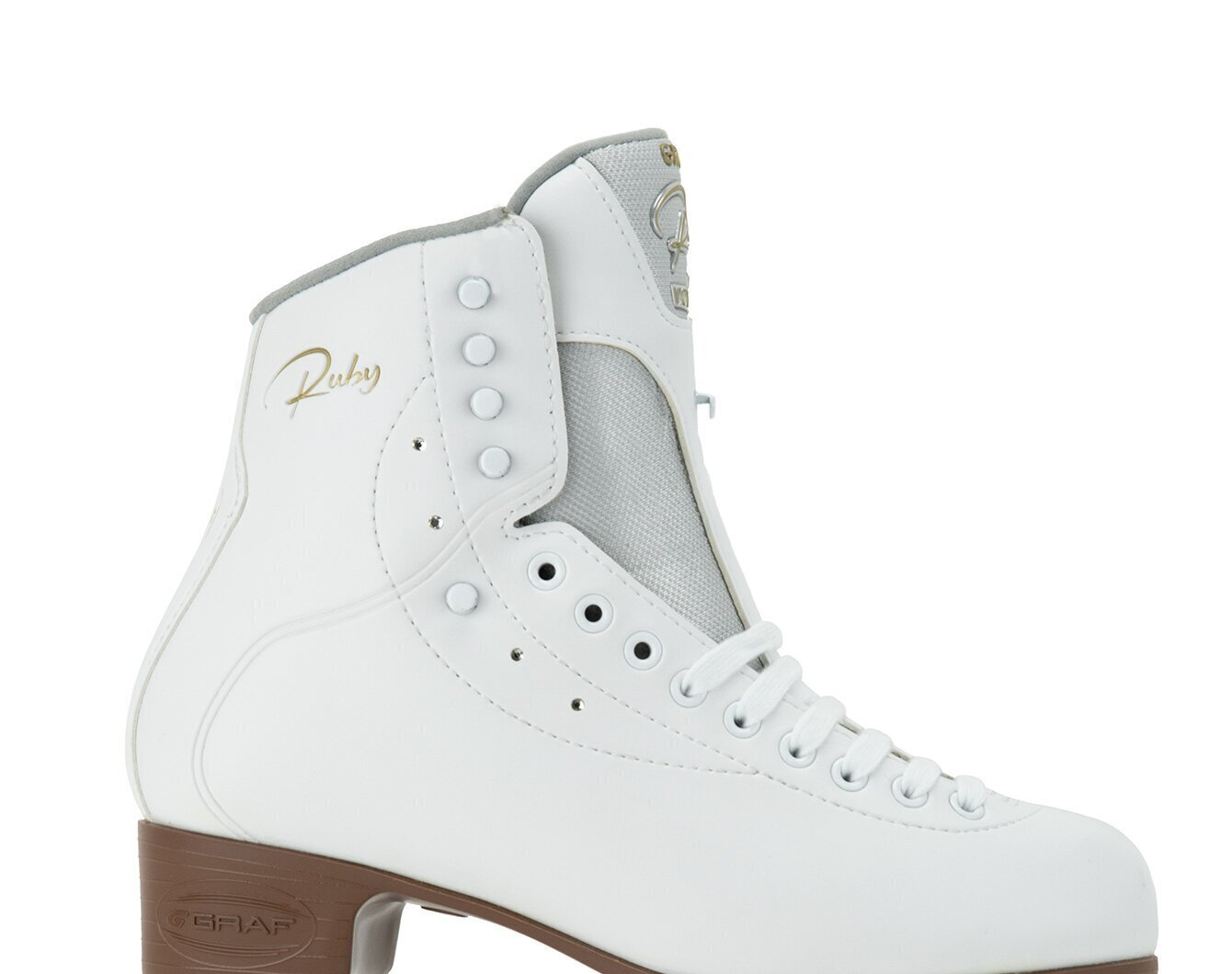 GRAF Ruby Victory Inline-Rollschuh Weiss ONE Inline Chassis Rollkunstlauf-Skate