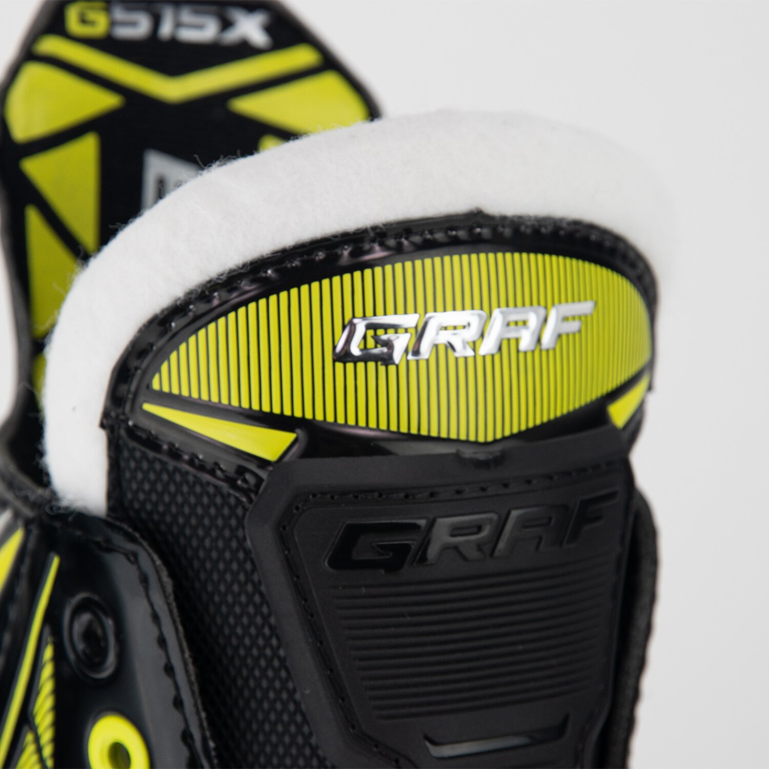 Supra G515X Schlittschuh Schwarz/Gelb Venom Pro Senior – Detailansicht 2