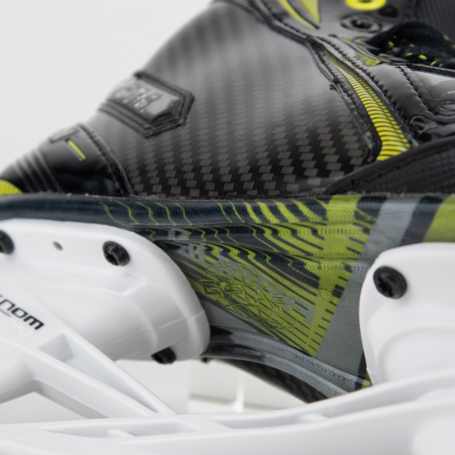 Supra G515X Schlittschuh Schwarz/Gelb Venom Pro Senior – Detailansicht 3
