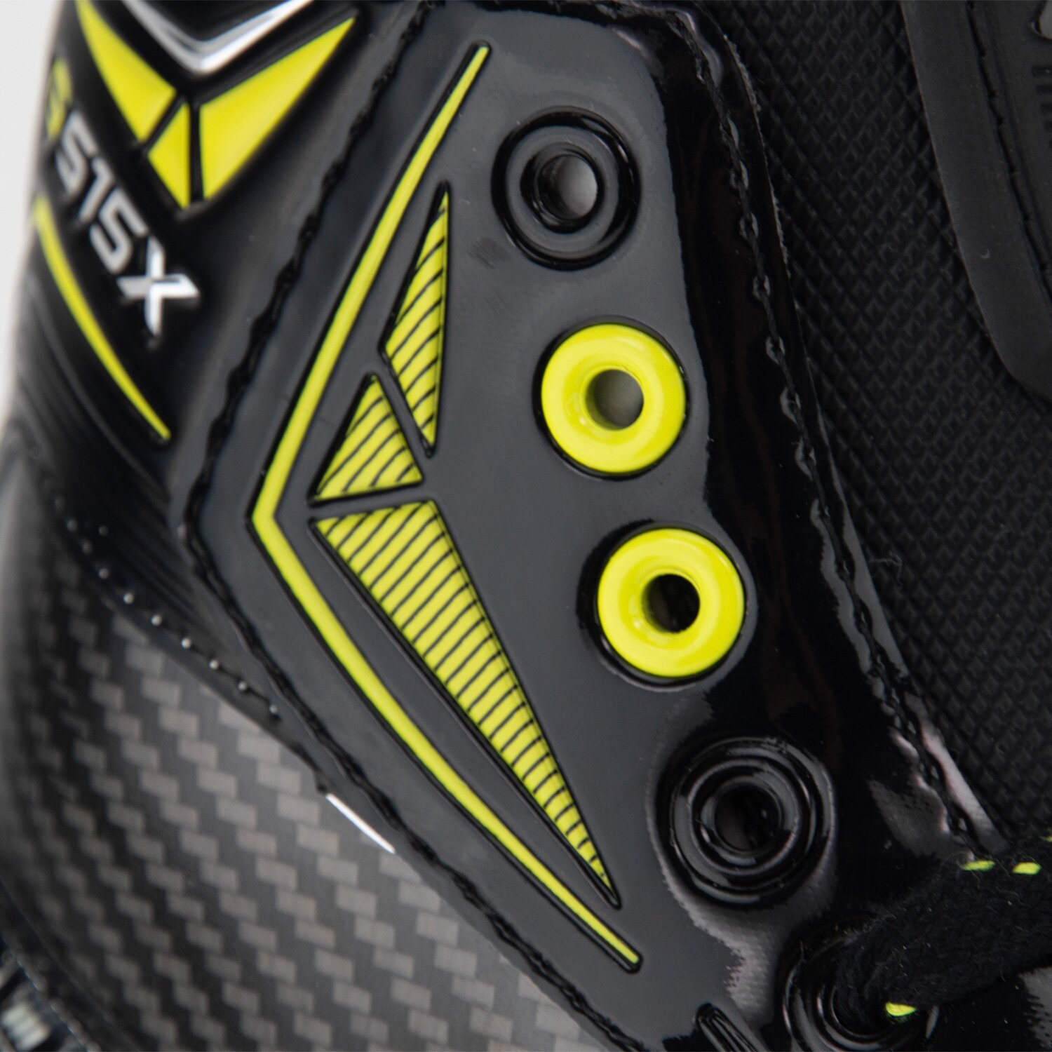 Supra G515X Schlittschuh Schwarz/Gelb Venom Pro Senior – Detailansicht 7