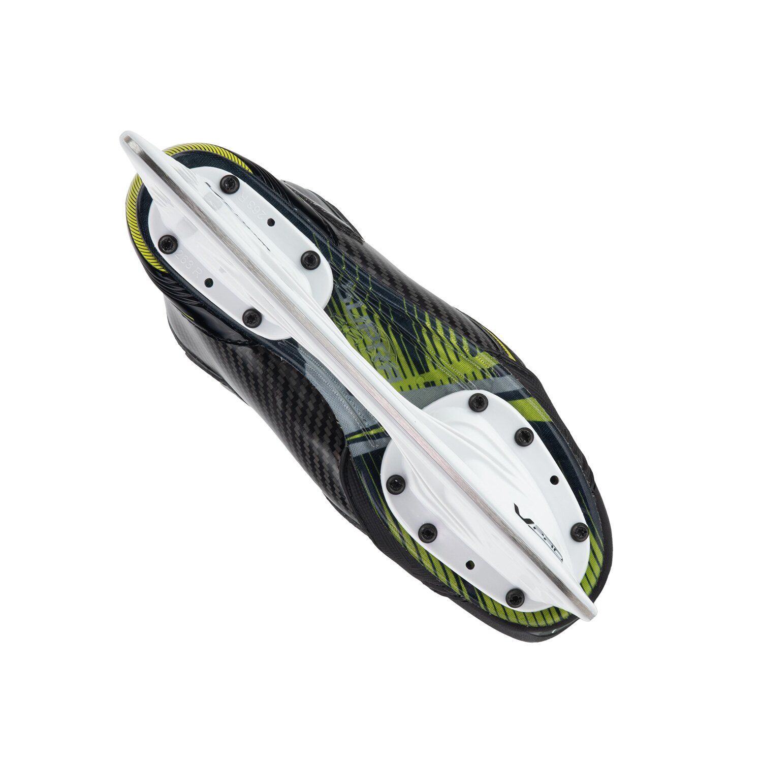 Supra G515X Schlittschuh Schwarz/Gelb Venom Pro Senior – Detailansicht 10